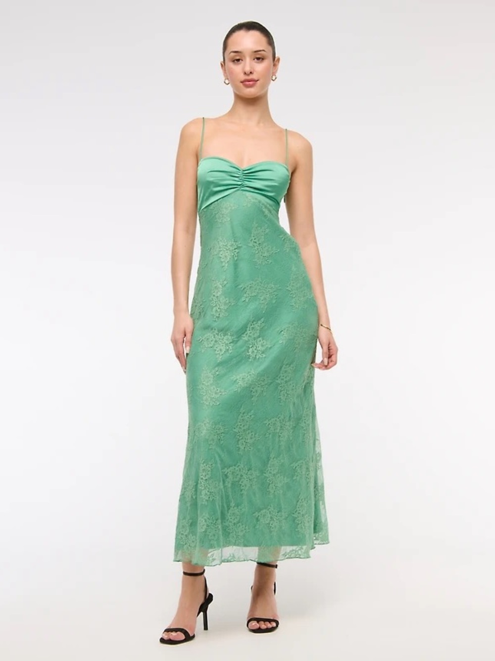 Abercrombie & Fitch
The A&F Julia Slip Lace Maxi Dress